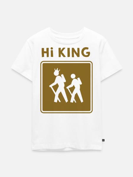 Hiking - Kinder Premium Bio T-Shirt - Weiß