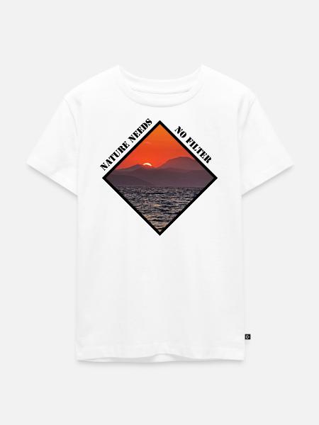 Natur - Kinder Premium Bio T-Shirt - Weiß