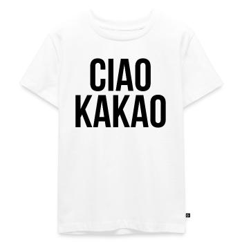 Ciao Kakao - Kinder Premium Bio T-Shirt - Weiß - Vorne - Hailey (125cm)