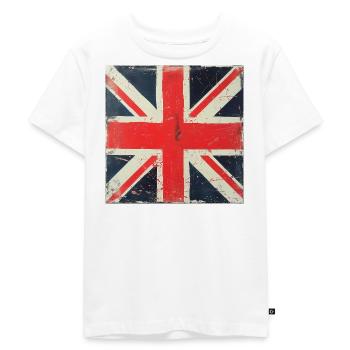 Très britannique - T-shirt Premium bio Enfant - blanc - Devant - Hailey (125cm)