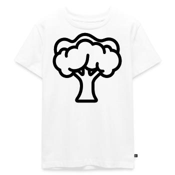 broccoli - Kids Premium Organic T-Shirt - white - Front - Hailey (125cm)