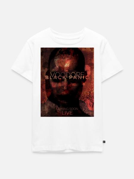 Black Panic Live Poster - Kinder Premium Bio T-Shirt - Weiß