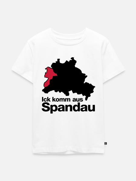 spandau - Kinder Premium Bio T-Shirt - Weiß