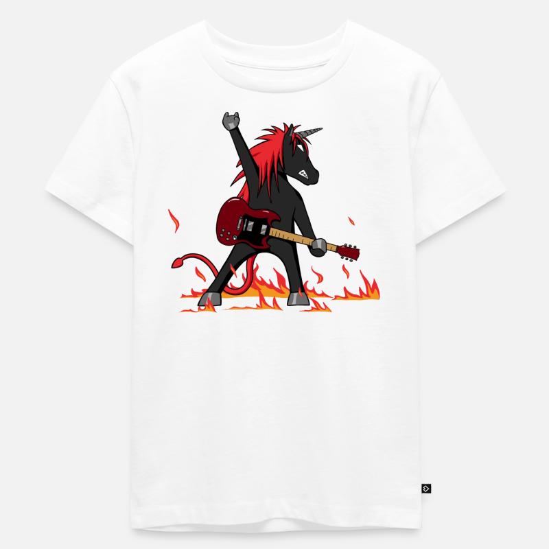 Devilicorne - Kids Premium Organic T-Shirt - white