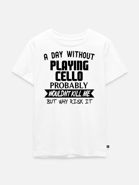 Cello - Kinder Premium Bio T-Shirt - Weiß