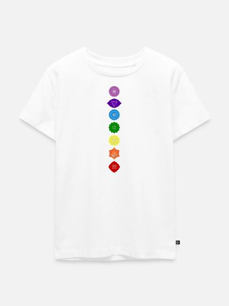 Chakra - Kinder Premium Bio T-Shirt - Weiß