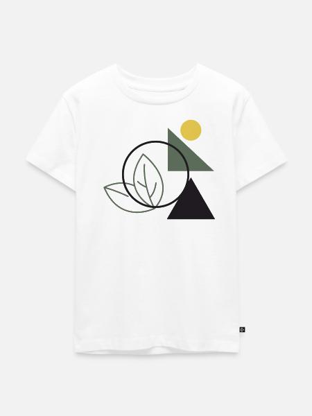 abstrakt uno - Kinder Premium Bio T-Shirt - Weiß