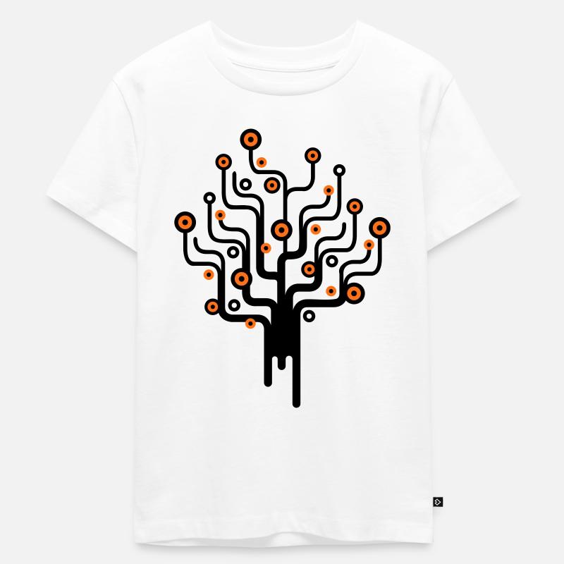 baum2_2f - T-shirt Premium bio Enfant - blanc