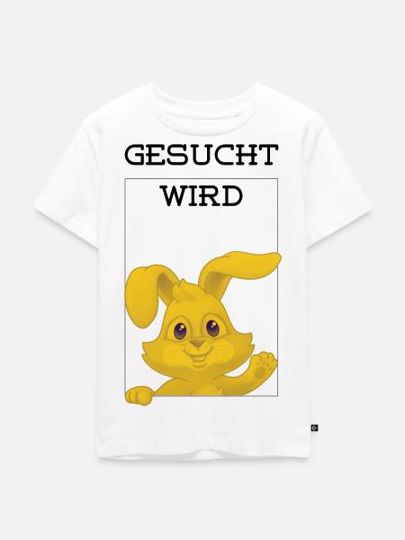 Gesucht wird - Kinder Premium Bio T-Shirt - Weiß