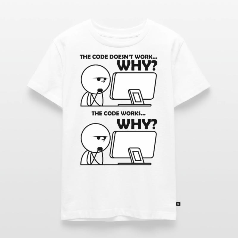 Programmierung Code Witzig Kinder Premium Bio T-Shirt