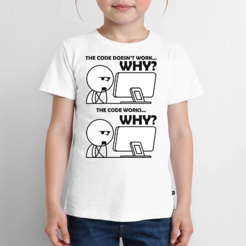 Programmierung Code Witzig Kinder Premium Bio T-Shirt