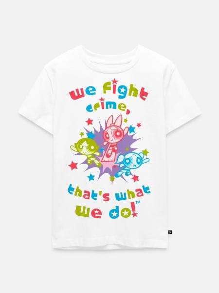 Powerpuff Girls Verbrechensbekämpfer - Kinder Premium Bio T-Shirt - Weiß