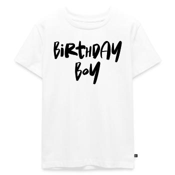 Birthday Boy - Kinder Premium Bio T-Shirt - Weiß - Vorne - Hailey (125cm)