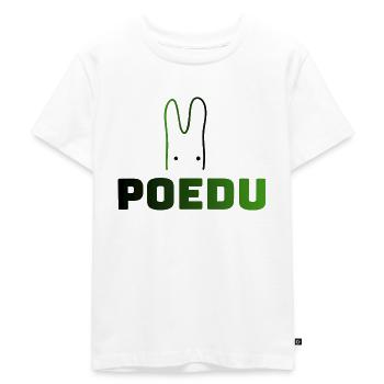 POEDU avec le pouce vert - T-shirt Premium bio Enfant - blanc - Devant - Hailey (125cm)