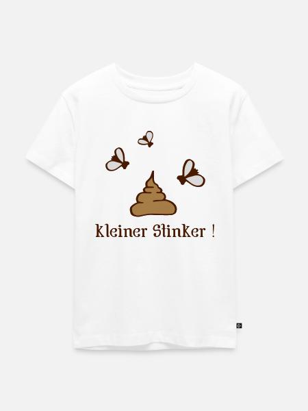 kleiner Stinker - Kinder Premium Bio T-Shirt - Weiß