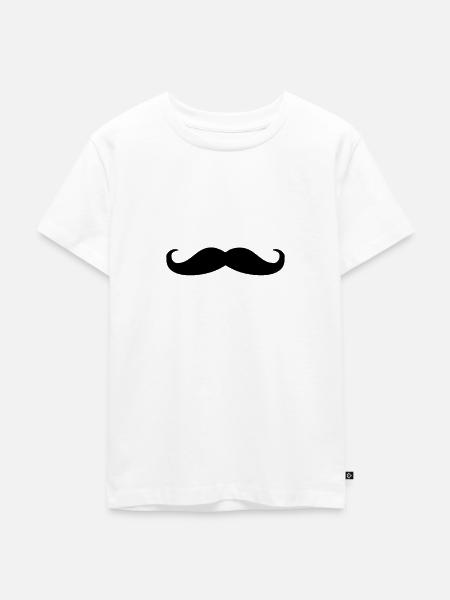 Bart - Simple Design - Kinder Premium Bio T-Shirt - Weiß