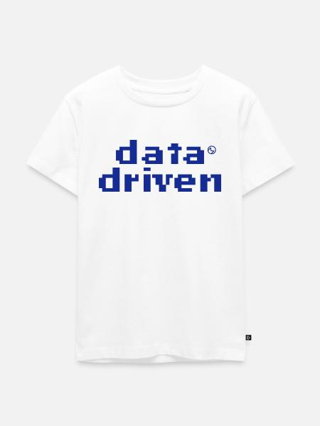 Data driven - Kinder Premium Bio T-Shirt - Weiß
