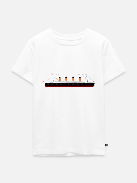 Titanic - Kinder Premium Bio T-Shirt - Weiß