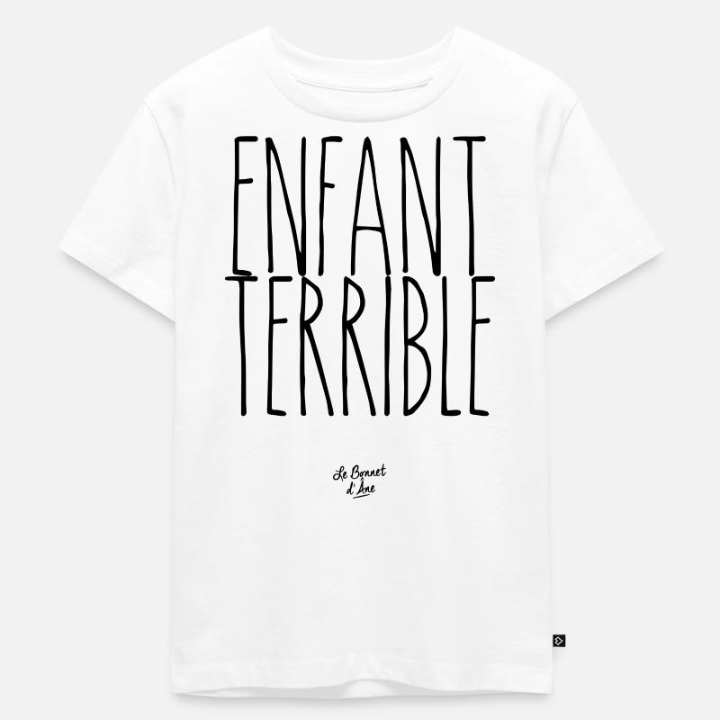 Enfant terrible - T-shirt Premium bio Enfant - blanc
