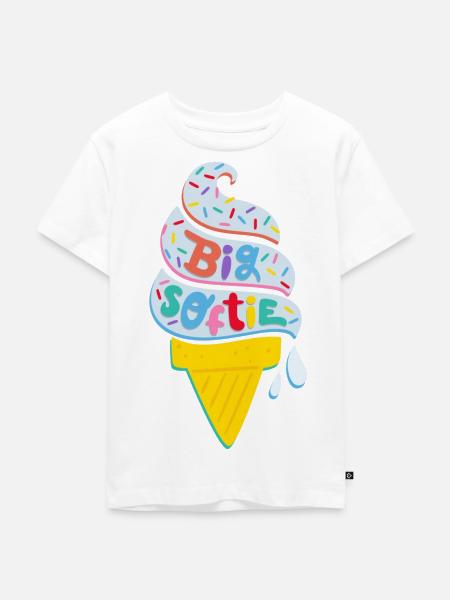 Play-Doh Knete Big Softie Softeis-Design - Kinder Premium Bio T-Shirt - Weiß