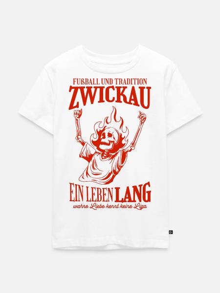 Zwickau Fußball Fan Geschenk - Kinder Premium Bio T-Shirt - Weiß