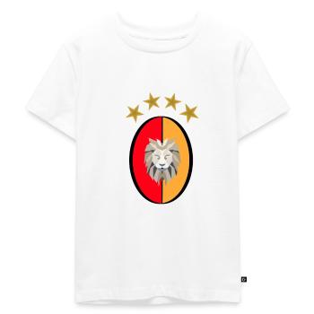 GS - Gala - Aslan - Löwe - Kinder Premium Bio T-Shirt - Weiß - Vorne - Hailey (125cm)