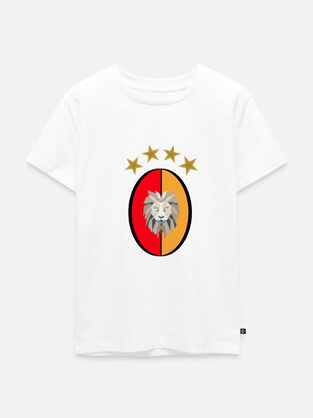 GS - Gala - Aslan - Löwe - Kinder Premium Bio T-Shirt - Weiß
