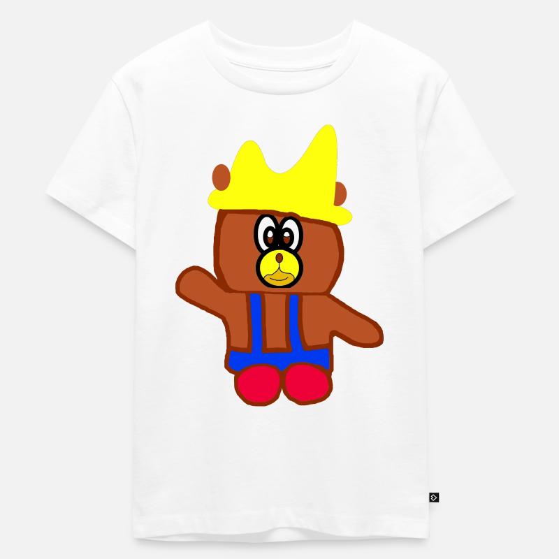 Teddy Bear - Kinder Premium Bio T-Shirt - Weiß