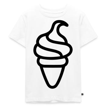 Glace - Kids Premium Organic T-Shirt - white - Front - Hailey (125cm)