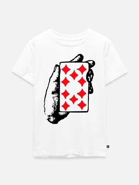 Karte - Kinder Premium Bio T-Shirt - Weiß