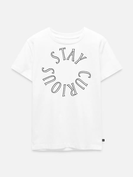 stay curious - Kinder Premium Bio T-Shirt - Weiß