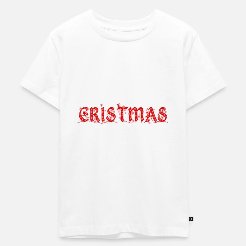 Cristmas - Kinder Premium Bio T-Shirt - Weiß
