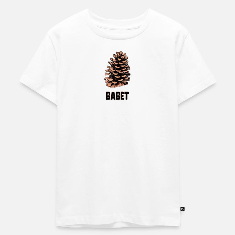 BABET - Kinder Premium Bio T-Shirt - Weiß