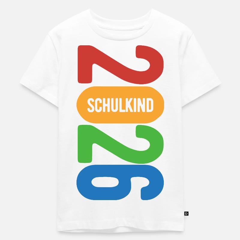 Schulkind 2026 - Einschulung - Erstklässler - Kinder Premium Bio T-Shirt - Weiß