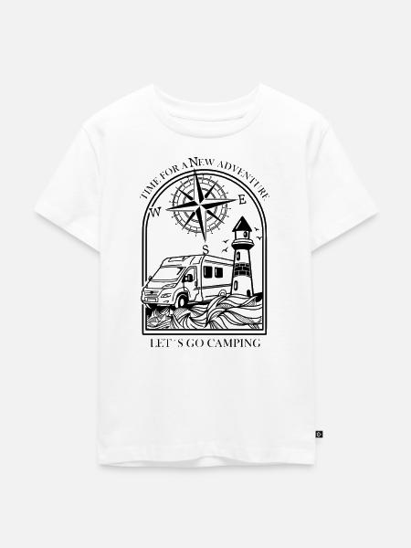 Wohnmobil Design - Kinder Premium Bio T-Shirt - Weiß