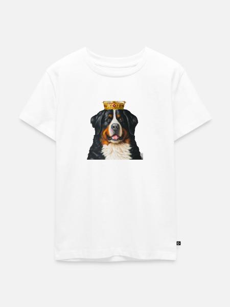 König Bailey - Kinder Premium Bio T-Shirt - Weiß