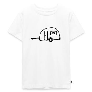 Caravane - T-shirt Premium bio Enfant - blanc - Devant - Hailey (125cm)