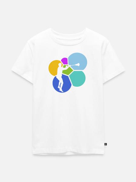 Lacrosse Intercrosse box Crosse - Kinder Premium Bio T-Shirt - Weiß