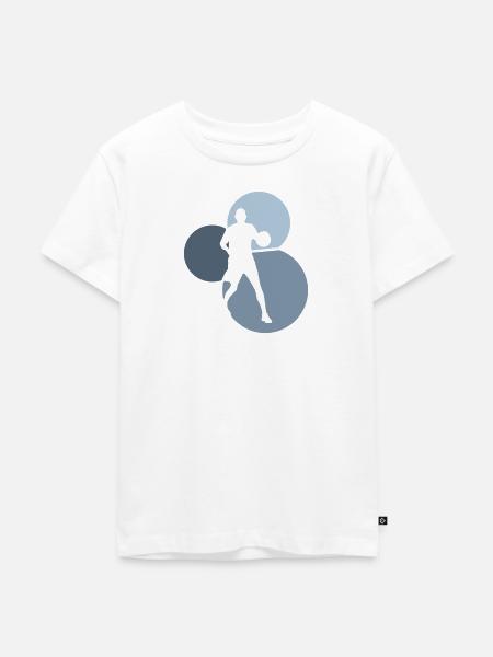 Hoop Hooping - Kinder Premium Bio T-Shirt - Weiß