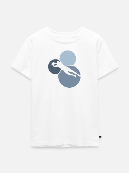 Soccer Striker - Kinder Premium Bio T-Shirt - Weiß