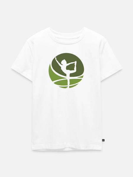 Meditation Yin Yin - Kinder Premium Bio T-Shirt - Weiß