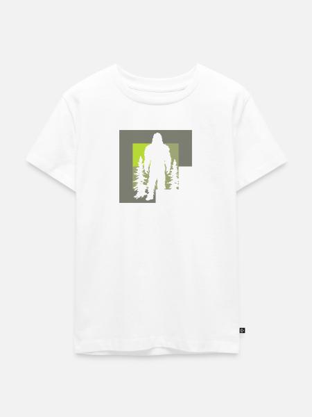 Big foot Lochness Lochness - Kinder Premium Bio T-Shirt - Weiß