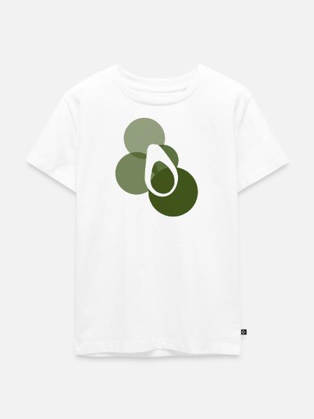 Frühstück Avocado Foodie - Kinder Premium Bio T-Shirt - Weiß