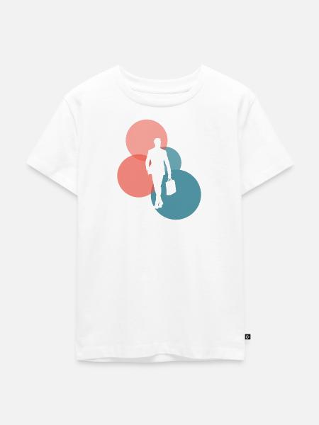 Banking Börse Businessman - Kinder Premium Bio T-Shirt - Weiß