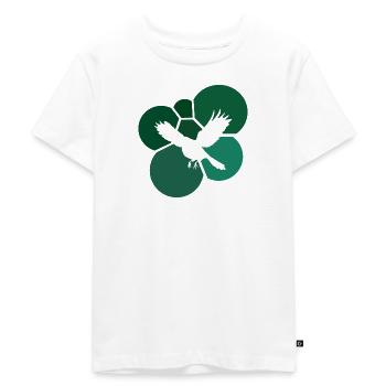 Animaux, Troupeau d’oiseaux, Animal - T-shirt Premium bio Enfant - blanc - Devant - Hailey (125cm)