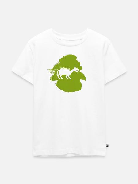 Fabeltier Bigfoot Bigfoot - Kinder Premium Bio T-Shirt - Weiß