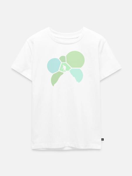 Kletterwand Felsklettern Kletterer - Kinder Premium Bio T-Shirt - Weiß