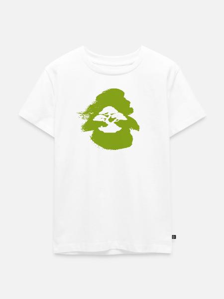 Wachsen Japanische Kunst Baum - Kinder Premium Bio T-Shirt - Weiß