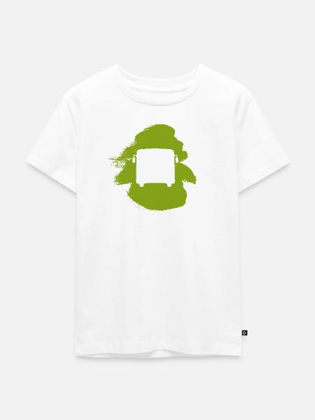 Busfahren Bus Bus - Kinder Premium Bio T-Shirt - Weiß