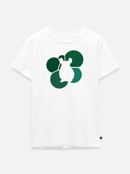 Nagetier Chinchilla Mäuschen - Kinder Premium Bio T-Shirt - Weiß